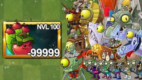 花園戰爭plants vs zombies :百級蘋果迫擊炮轟炸博士