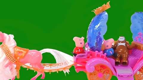 奇奇和悦悦的玩具  :小猪佩奇南瓜车