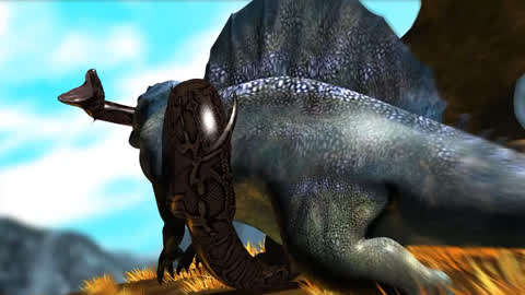 侏罗纪恐龙战争  :泰坦巨蟒vs巨棘龙!