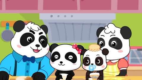 宝宝巴士儿童趣味乐园  :熊猫爸爸教小宝贝做蛋糕