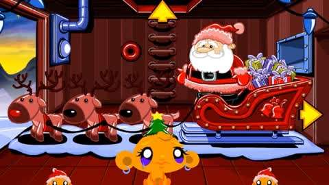 【果果姐】逗小猴开心系列游戏  :逗小猴开心圣诞工厂游戏