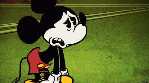 米老鼠搞笑动画剪辑合集  :米奇看起来有些沮丧