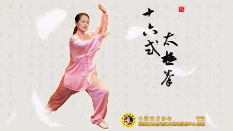 吴阿敏36式太极杖分段教学(吴阿敏36式太极杖示范音乐口令)
