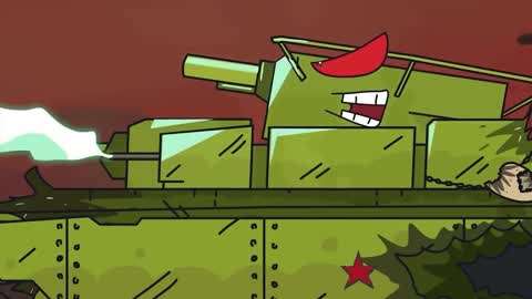 gerand坦克世界坦克大战搞笑动画  :苏系的红眼坦克