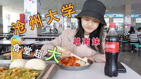 越南妹 带大家更多的了解越南美女，风俗，文化等》第20190928期越南妹第一次来沧州大学食堂吃饭，这食堂真是太大了-原创-完整版视频在线观看-爱奇艺