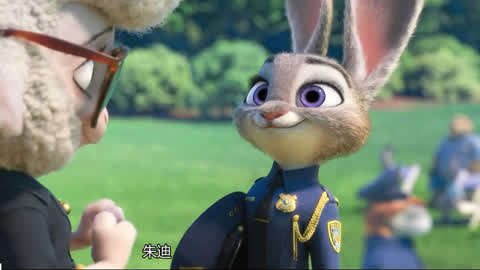疯狂动物城:小兔子朱迪训练屡次失败,但它没有放弃,越挫越勇