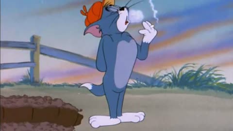 猫和老鼠:汤姆有自知之明,点烟的那一刻真是潇洒哥!