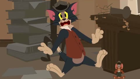 新猫和老鼠:汤姆现在是侦探,他是不会这么轻易被吓到的!