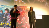 杨幂出席《刺杀小说家》上海路演，穿黑色西装的“屠灵”气场十足