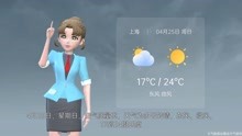 上海市2021年4月24日天气预报
