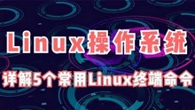 Linux操作系统，详解5个常用Linux终端命令