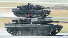 军事演习中的；M1A2、豹2A6、勒克莱尔、挑战者2主战坦克
