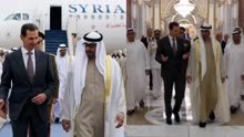 叙利亚总统携夫人抵达阿联酋，对其进行国事访问，受到隆重的欢迎