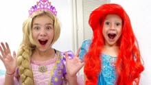 萌娃趣味故事：娜斯佳和爸爸-公主美容院和化妆玩具的有趣故事