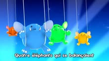 法语儿歌01 - 一只大象摇啊摇 Un Éléphant qui se Balançait