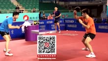 《乒乓球慢动作教学视频》第24集：闫安正手爆冲、反手爆拉