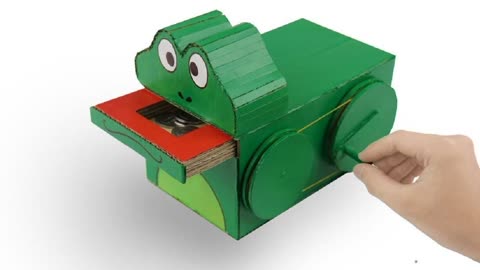 纸青蛙存钱罐图片