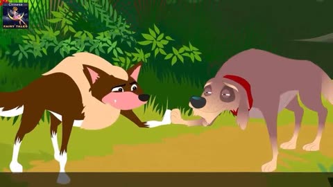 狗和狼的动画片图片