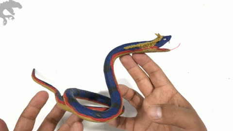 手工制作一条蛇,看着真的很简单啊,有橡皮泥的还不快去试一试?