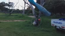 Paragliding CRaSH - paramotor