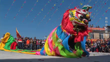 岭南文化艺术瑰宝博白“舞独角狮”，展示力量与勇气，霸气的象征