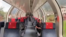 当高速铁路遇到全景玻璃，瑞士戈特哈德全景快线，穿越阿尔卑斯山