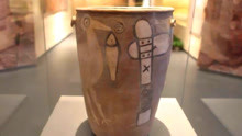 六千年前的彩绘陶器，鹳鱼石斧图彩陶缸，竟是古代的一种葬具！