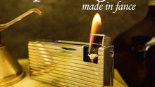 打火机还可以设计的如此别致 1930年代法国DEPOSE侧翻盖烟斗古董打火机