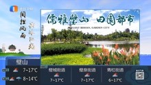 重庆卫视晚间区县天气预报 2021年11月24日
