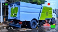 天锦国六9水7尘洗扫车，3.5米宽全洗扫状态原地满负荷试车2两小时