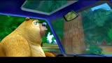 熊出没：当熊二遇上了汽车，熊二的反应真是太有趣了