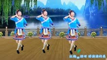 广场舞《山水情悠悠》好看柔美苗族舞蹈，舞姿优美大方，美极了！