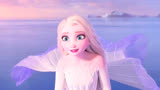 艾莎成为魔法森林的女王，这个造型也太美了吧《冰雪奇缘2》