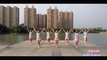 安徽绿茶飞舞队广场舞 《美丽蒙城梦》 正背表演 