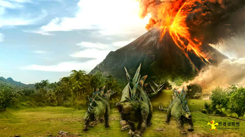 侏罗纪世界2恐龙世界 火山爆发恐龙快跑 恐龙世界公园