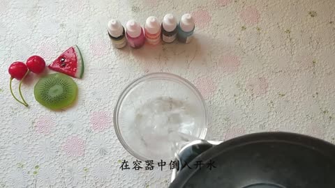 不用膠水,自制高顏值史萊姆,少女心滿滿的糖紙泥教程,無硼砂