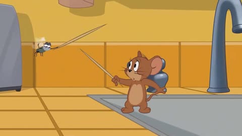 猫和老鼠杰瑞击剑图片