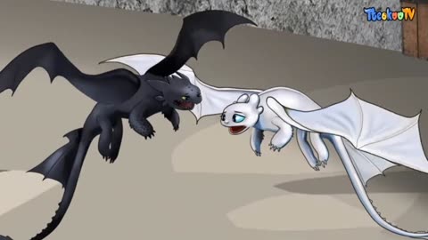 夜煞决战光煞,最终这两头龙成为了朋友