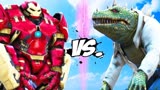 钢铁侠（反浩克战甲） VS 蜥蜴人，谁更胜一筹