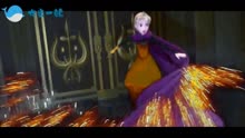 冰雪奇缘：冰雪女王使用火魔法，这样的艾莎你见过吗？