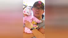 主持人涂磊老师，和他女儿！