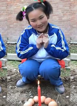 农村囧事 傻妞爆笑视讯,听说人家都有蛋糕,我只有蛋