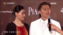 2011年谢霆锋、张柏芝参加香港金像奖颁奖典礼，荣获最佳男主角