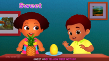 【英文慢速启蒙儿歌】Pineapple Song Learn Fruits 