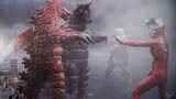 《大沉没！日本列岛的末日》雷欧奥特曼VS双子怪兽红黑基拉斯和佩刀暴君马格马星人(第四战)。
