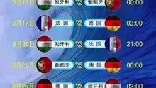 欧洲杯赛程表