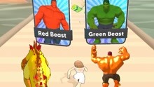 白雪用两个红巨人召唤出了黄金绿巨人！
