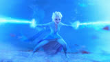 艾莎用魔法对战魔法，还是女王厉害《冰雪奇缘2》