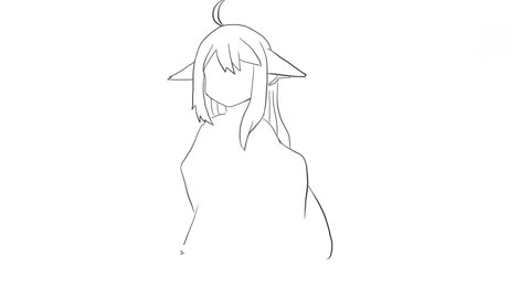 狐妖小红娘之可爱的涂山雅雅动漫简笔画