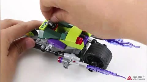 动漫异次元 乐高幻影忍者 9447 拉沙的巨颌机车